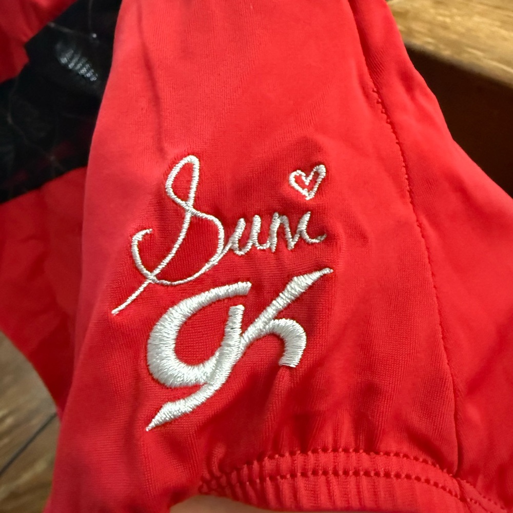 GK x Suni Lee gymnastics leotard